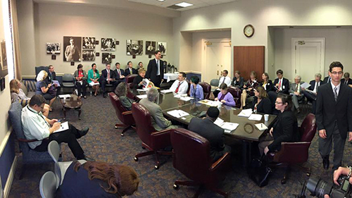 The inaugural meeting of the USDA Interagency Working Group on Cooperative Development in October 2015.